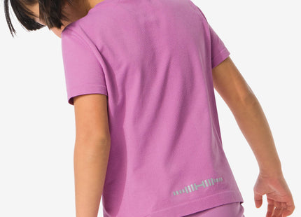 children's sports shirt seamless pink