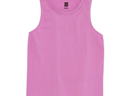 children's sports singlet seamless pink