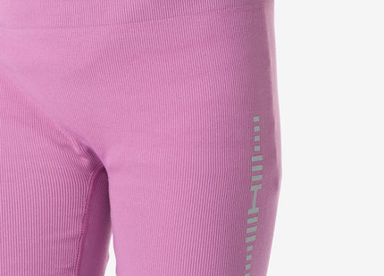 children's short sports leggings seamless pink