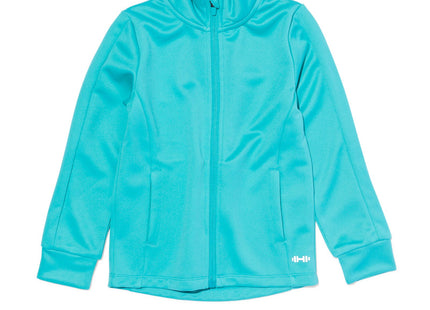 kinder trainingsjack turquoise