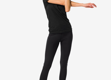 women's sports leggings black