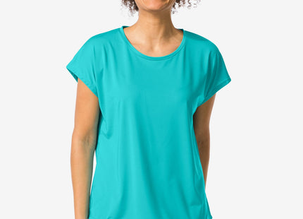 ladies sports shirt turquoise