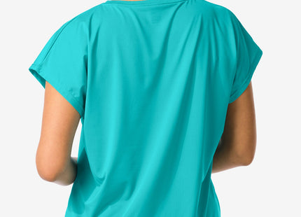 ladies sports shirt turquoise