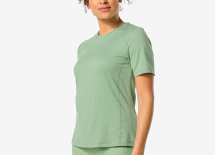 dames sportshirt lichtgroen