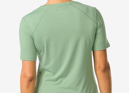 dames sportshirt lichtgroen