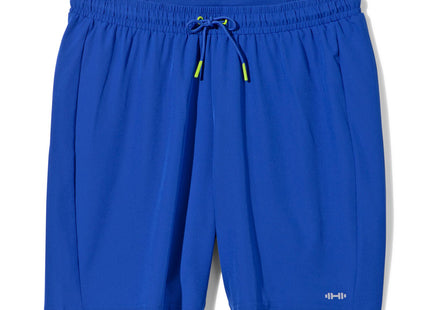 men's sports pants short blue