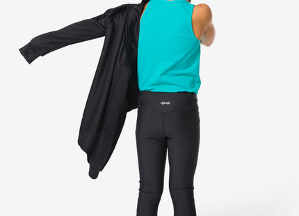 children's sports leggings black