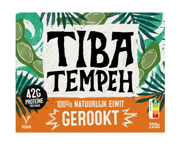 Tiba Tempeh Blok gerookt