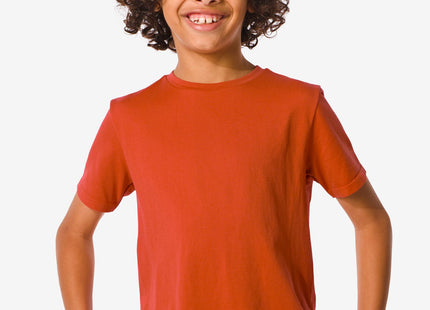 seamless children's sports shirt orange