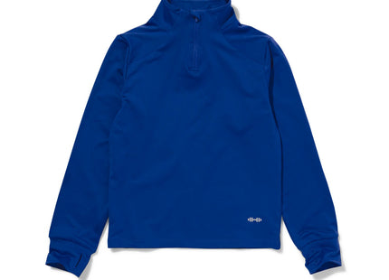 kinder fleece sportshirt felblauw  Dutchshopper