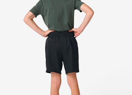 children's short sports pants black