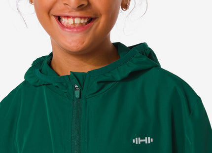 children's windstopper sports jacket dark green