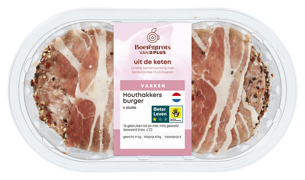 Boerentrots Houthakkers burger 2st