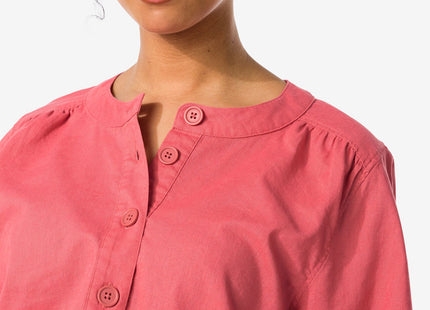 ladies top Koa with linen red