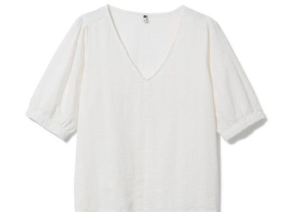 women's top Kaiden seersucker white