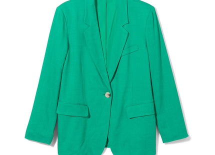 women's blazer Isla with green linen