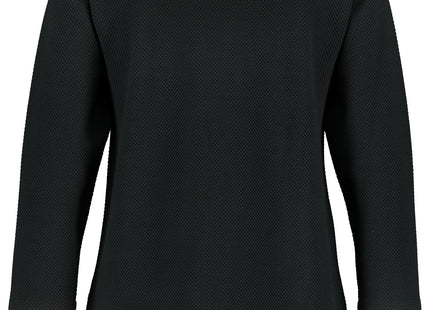 women's shirt structure black