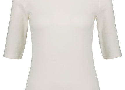 ladies t-shirt Clara rib white