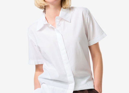 ladies blouse Ilva poplin white