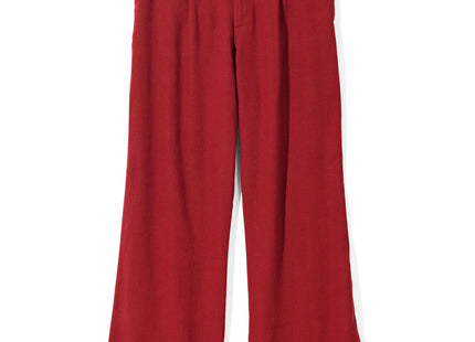 Isla women's trousers with linen red