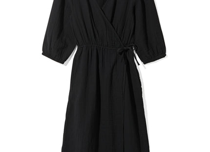 ladies wrap dress Ruby black