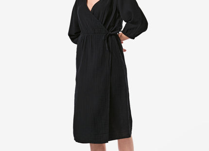 ladies wrap dress Ruby black