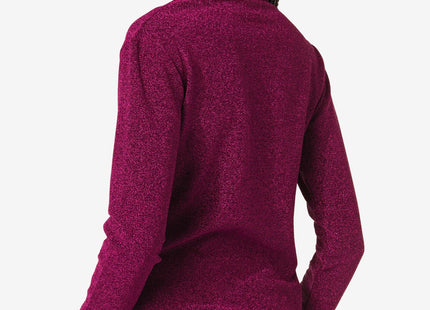 dames top Emmy met glitter roze