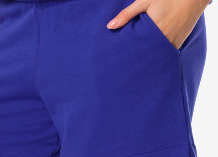 ladies short sweat pants Dhalia blue