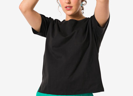 ladies t-shirt Daisy black