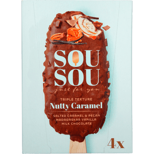 Sou Sou Nutty caramel 4x 100 ml