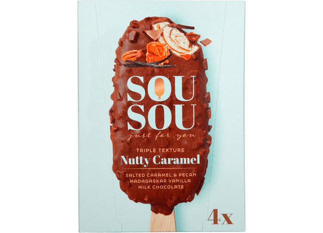 Sou Sou Nutty caramel 4x 100 ml