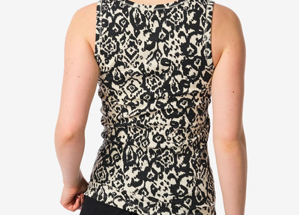 women's tank top Anouk rib black