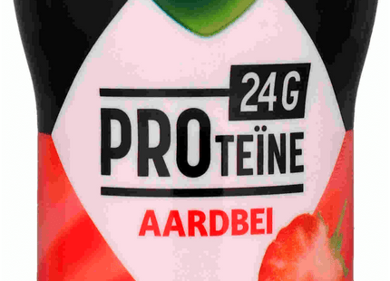 Melkan High Protein yoghurtdrink aardbei