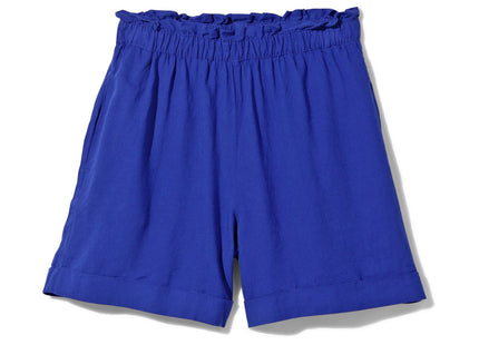 ladies shorts Raiza with linen blue