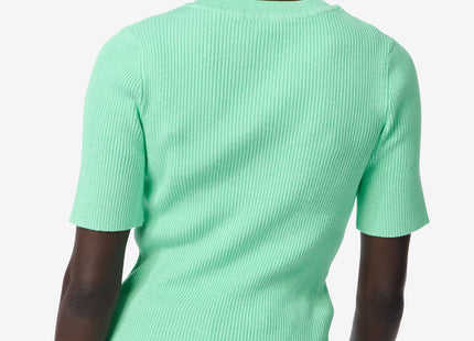 women's sweater rib green