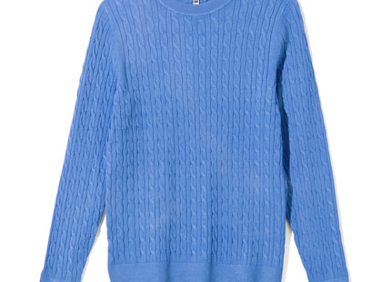 ladies sweater Louisa knitted blue