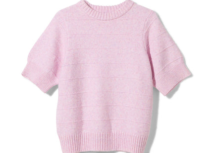 damesvest rib roze