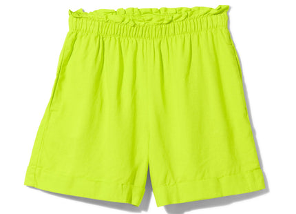 women's shorts Raiza with linen green