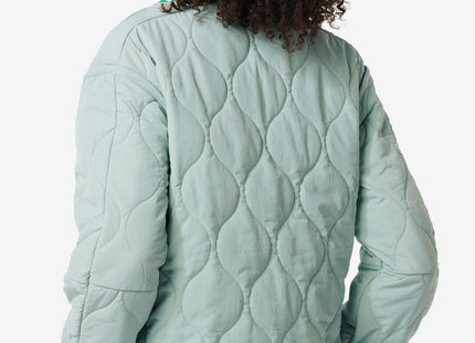 reversible women's jacket Eloise with zip-off sleeves green