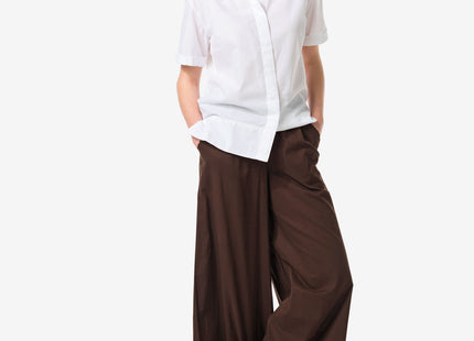 women's trousers Ilva wide leg brown