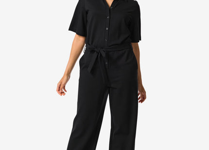 dames jumpsuit Wendy zwart