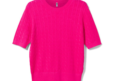 ladies sweater knitted Fally pink