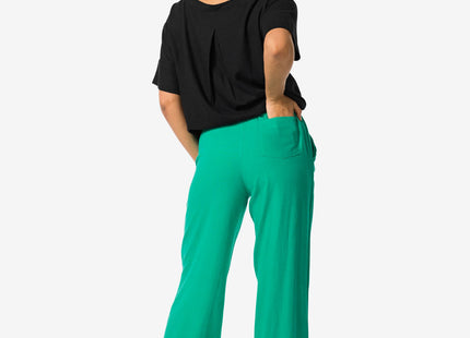 women's trousers Riley with linen green