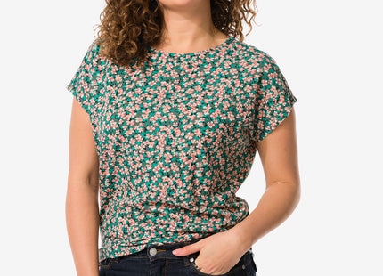 dames t-shirt Amelie met bamboe multi