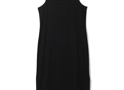 ladies singlet dress Nadia black