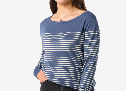 women's sweater Olga stripes blue