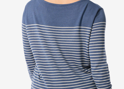 women's sweater Olga stripes blue