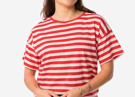 women's t-shirt Dori stripes off-white