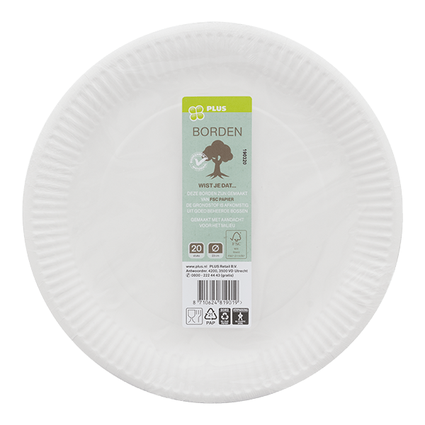 Bordkarton FSC 23 cm