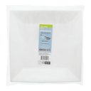 Bord herbruikbaar vierkant 23cm